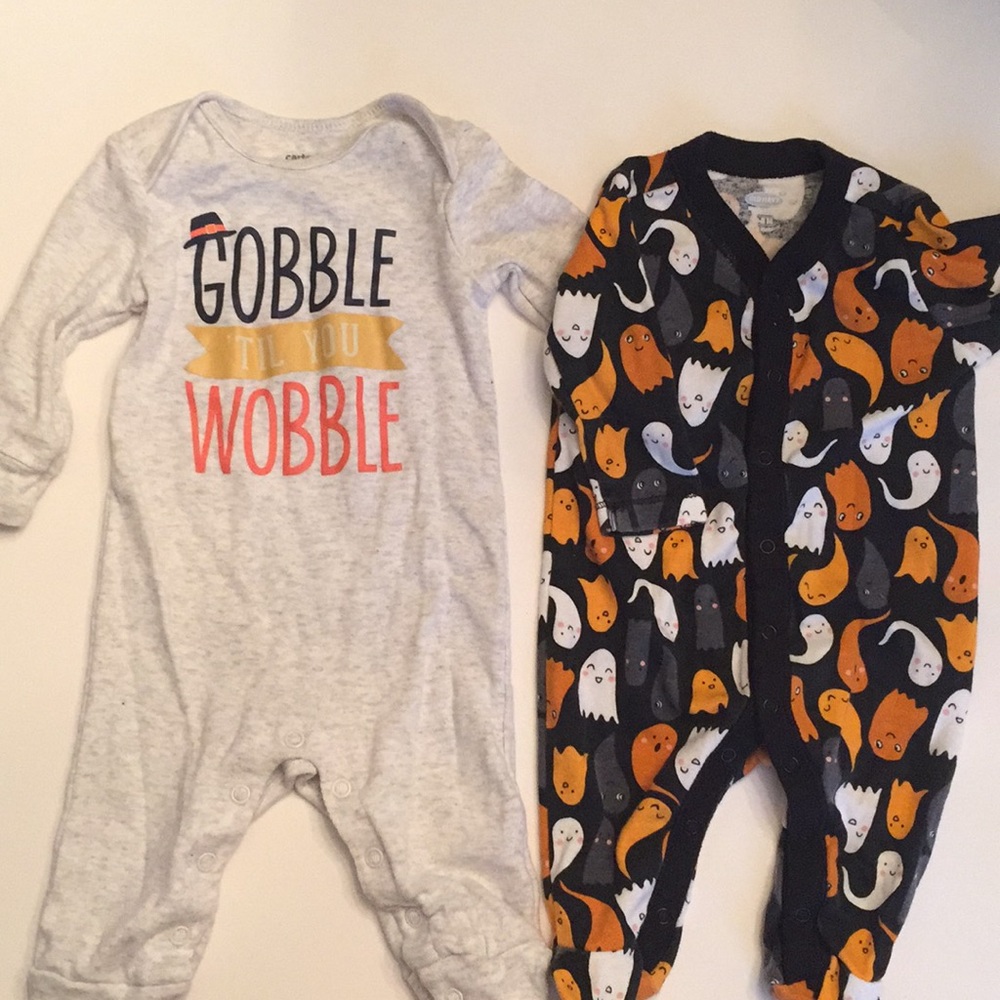 3 month lot. Thanksgiving and Halloween